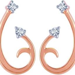 Gold and Diamond Stud Earrings for Women-image-74