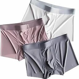 Men’s Ultra-Soft Lycra Material | Ice-Silk Men's Short | Underwear | Mens Stretch Solid Briefs Multi-Colored(Pack of 3)-picture-16