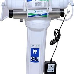PureMyst 3 Stage Gravity Base With UV & UF Membrane Filter Kit For Municipal Water Drinking In Home Purifier 21000 L Life Capacity-18