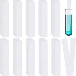 Akamino 500 Pcs 6.3 x 0.79 In Chromatography Paper Strip, Experiments Filter Paper for Pigment Separation and Science Experiment,Laboratory Cleaning Paper for Chemistry,Classroom,School,University-image-4