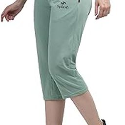 Women's Cotton Rich 3/4th Capri Pants-image-92