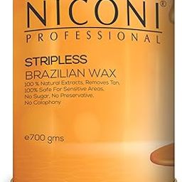 NICONI Stripless Brazilian Wax (700Gm, Purple Blue) | For Face, Body, Bikini Line, Underarms | Sensitive Skin | Peel Off Wax | Easy To Use, Women-picture-12