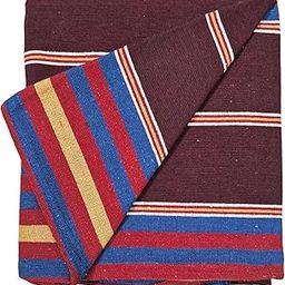Arvore Bunkaar 100% Cotton Dari, Traditional Striped Satranji, Assorted Multicolour Jamakkalam/Galicha/Carpet (72 Inch X 40 Inch Striped)-image-6