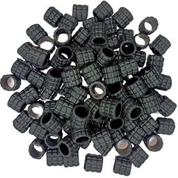 Ankku Pigeon Wide Thin Foot Ring, Pigeon Leg Ring, Pigeon Leg Band Black 10Pcs-27