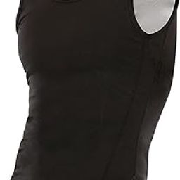 Mens Sauna Vest Shapewear Workout Shirt Shaper Mens Heat Trapping Sweat Vest M Black | Clothing, Shoes & Accessories | Womens Clothing | Intimates & Sleep | Shapewear-image-38