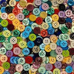 Vemlons Button Multi Color Shirt Buttons 4 Hole Buttons Pack of 192 Piece/ 12 Piece x 16 Colors Inside/Arts and Craft Button/Shirts Button for Men and Women-image-36