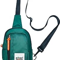 Flip Crossbody Chest Bag Fanny Pack Lightweight & Tough, Spacious, Men Women, Water resistant, Quick-Access Pocket, 4L Capacity (Dark Green)-image-22