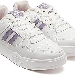 Women PARADISE-12 Casual Mid Top Sneakers,Stylish and Trendy Shoes with Laces for Women and Girls-image-8