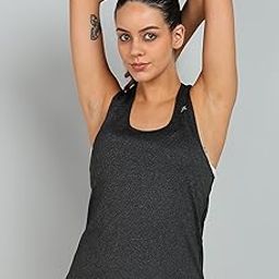Tank Top for Women Gym Wear Training, Workout, Sleeveless Regular Fit Vest (Imported)-image-44