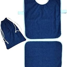 Waterproof & Light Weight Aprons with Table Mat & Leakproof Lunch Box Bag for (3-5 Years) Kids-image-13