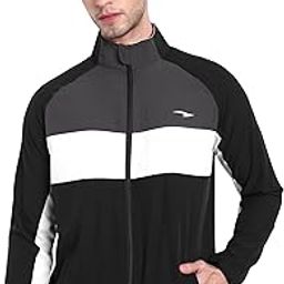 AMJ-21 Men’s Athletic Zip-Up Jacket | Slim Fit Workout & Casual Wear-image-16