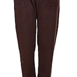 (Pack of 1 Women Winter Woolen Warm Fleece Velvet Pocket Brown Pyjamas Night Pant Lounge Pant-image-97