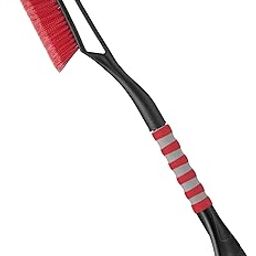 AstroAI 27ââ‚¬ÂSnow Brush and Detachable Ice Scraper with Ergonomic Foam Grip for Cars, Trucks, SUVs (Heavy Duty ABS, PVC Brush, Red)-29