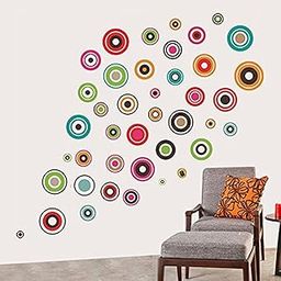 Decals Design 'Polka Motifs' Wall Sticker (PVC Vinyl, 60 cm x 90 cm, Multicolor)-image-18