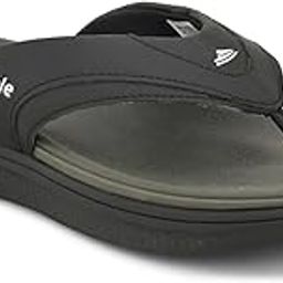 Lightweight Comfort Summer Trendy Premium Stylish Black Flip Flops For Men-image-90