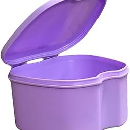 Snow White Denture Box | Dental Orthodontic Retainer Case | Teeth Storage Box, Denture Storage Case (Purple)-image-34