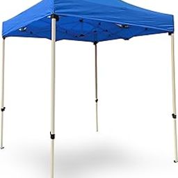 Malabar Trading Company Heavy Duty Foldable Gazebo Tent 6x6FT | 2x2MTR with 4 Side Open/Pop-up Canopy Tent for Garden and Promotional Activity, for Bike & Car Parking | 6x6 FT (Blue)-9