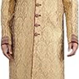 Men's Slim fit Woven Design Ethnic Sherwani Set-picture-14
