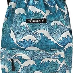 Waterproof Drawstring Bag, Gym Bag Sackpack Sports Backpack for Men Women Girls-image-22
