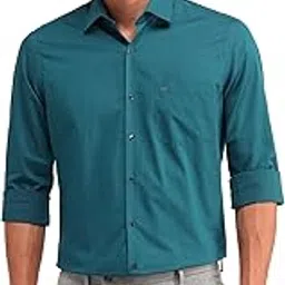 arrow Men's Cotton Solid Slim Fit Shirt-picture-15