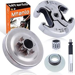 Mtanlo .325" 7T Clutch Sprocket Drum Needle Bearing For Husqvarna 340 345 350 445 450 .325" 7T Clutch Drum, Clutch, Oil Pump, Worm Gear, Needle Bearing-image-76