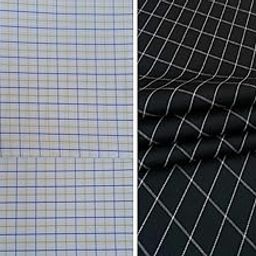 Pri & Su CottLinns Combo of Cotton Checkered Shirt Fabric 800078 & Trouser 90027-image-28