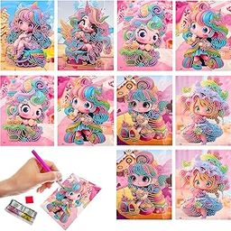 MONKEYTAIL Assorted Prints DIY Diamond Art | Set of 10 | Ideal Birthday Return Gifts for Kids of All Age Group-image-40