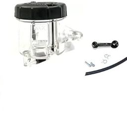 Motorcycle Front Brake Master Cylinder Reservoir Kit with Installation Hardware, Universal Fit, Black-picture-16