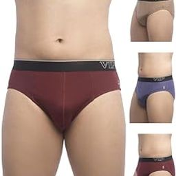 Men's Cotton Solid (Pack of 4) (Brief_Assorted-16