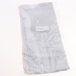 LYLA 10 Pieces 100% Cotton Solid Multicolor Handkerchiefs Women Men Anti Wrinkle Hanky Hankies Kerchiefs-image-34