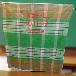 RC Lungi 100% Cotton Made in Bangladesh. Size- L-40, H-49 inches and stitched (Pack of 1),-34