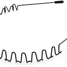 Mens Slicked Back Hair band, Outdoor Sports Fashion Pigtail HeadBand/Never Paint-shedding Metal Head Buckle Clip for Mens Long Hair, Braid and other Hair Styles - Hook Wave-15