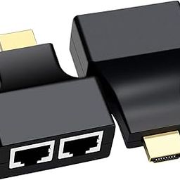 1 Pair HDMI Over RJ45 CAT5e CAT6 UTP LAN Ethernet Extender Repeater Supported 480i Up to 1080P Resolution 3D Accessory-26