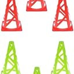 MERISHOPP® 10 Pieces 9" PE Sport Training Traffic Cone for Soccer Football Basketball |Sporting Goods | Team Sports | Soccer | Training Aids-image-24