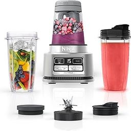 Ninja SS101 Foodi Smoothie Maker & Nutrient Extractor* 1200 WP, 6 Functions Smoothies, Extractions*, Spreads, smartTORQUE, 14-oz, (2) To-Go Cups & Lids, Silver-10