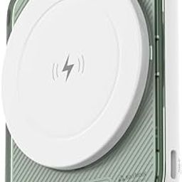 Stuffcool Lucid 15W Smallest Magnetic Wireless powerbank 5000mAh Battery Capacity for iPhone 16/15/14/13 and 12-13