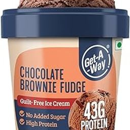 Get-A-Way Chocolate Brownie Fudge Ice Cream, 520 ml-4