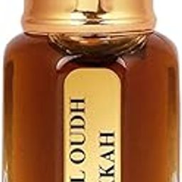 50CENTS Luxury Dehn Al Oudh Makkah Attar Perfume Oil 12ml, Natural Premium Alcohol-Free Scent, Unisex Pocket Perfumes, Travel Friendly, Long Lasting Fragrance, Roll On Attars for Men and Women-12