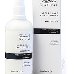 Anherb Natural Premium After Shave Lotion For Skin Repair | Vitamin E | Alcohol-Free | Antiseptic | For Cooling & immediate Relief | Pack of 1-image-2