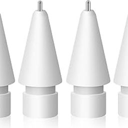 MEKO Upgraded (Pen Like) Pencil Tips Compatible with Apple 2nd Gen iPad Pro Pencil - 4 Pack 0.72mm No Wear Out Fine Ponit Precise Control Apple Pen Nibs, White-picture-16