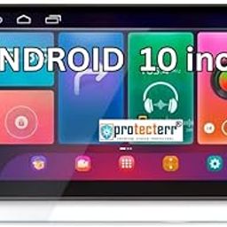 PROTECTERR 9H Tempered Glass Screen Protector for 10 Inch Android Car Stereo Touch Screen | HD Clear, Anti-Scratch, Easy Install Kit, Unbreakable Shield for Aftermarket GPS & Music System Displays-26