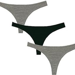 Women Cotton Thong Panties for Everyday Wearing Solution of Panty Lines Under Fitted Outfits Like Jeans,Jaggings,Yoga Pants Combo Pack of 3-image-12