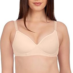Lightly Padded Super Soft Bra - Cotton Rich - Full Coverage, Multiway Straps, Wireless, Seamless- T-Shirt Bra-image-13