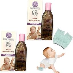 ratna care AD Vitamin Baby Oil with Vitamins A, D, E and Olive Oil, 100 ml BABY GROWTH AND VIGOUR OF BABIES PACK OF 2 FREE BABY KNEE PED-image-60