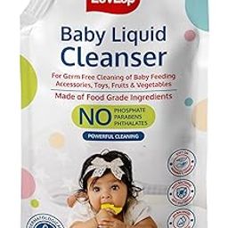 LuvLap Baby Liquid Cleanser Refill pack- 1000ml, For cleaning feeding bottle, cutlery, toys, fruits & vegetables, Kills 99.9% Germs, pH Balanced Dermatologically tested formula, No harsh chemicals-31
