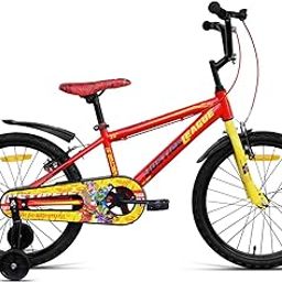 VECTOR 91 Justice League 20T Single Speed Kids Cycles (Red & Yellow, Ideal for: 6 to 8 Years Unisex) Frame Size: 10.8 Inches-image-38