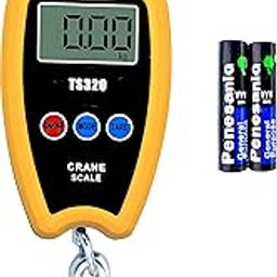 NIVAYO 200 Kg Capacity, Mini Crane Scale with 2 AAA Batteries for Luggage, Home Weighing Scale (Yellow)-picture-12