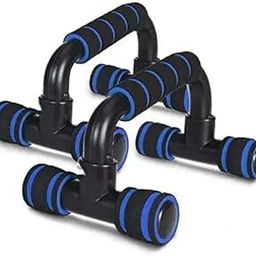 Ahar® Unisex Workout Push Up Bar Dip Stand Handel Set Wrist Waist Warm up Body Strength Exercise for Gym, Home & Other Place(-picture-21
