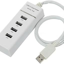 ZAUKY USB 3.0 SuperSpeed Hub, 4-Port, 5Gbps Data Transfer, White-14