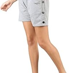Women's Regular Cotton Regular Fit Plain Shorts for Women-image-58